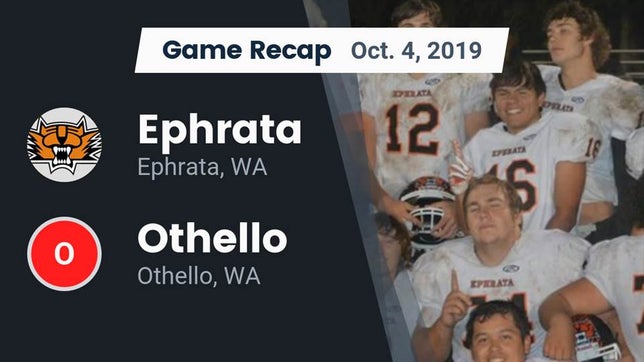 Watch this highlight video of the Ephrata (WA) football team in its game Recap: Ephrata  vs. Othello  2019 on Oct 4, 2019