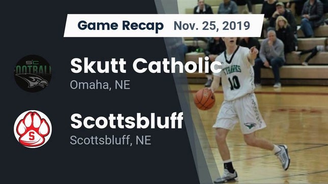 Watch this highlight video of the Skutt Catholic (Omaha, NE) football team in its game Recap: Skutt Catholic  vs. Scottsbluff  2019 on Nov 25, 2019