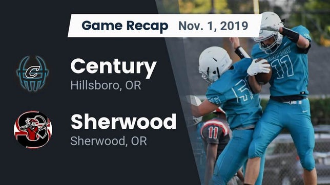 Watch this highlight video of the Century (Hillsboro, OR) football team in its game Recap: Century  vs. Sherwood  2019 on Nov 1, 2019