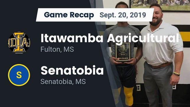 Watch this highlight video of the Itawamba Agricultural (Fulton, MS) football team in its game Recap: Itawamba Agricultural  vs. Senatobia  2019 on Sep 20, 2019