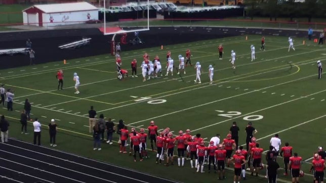 Watch this highlight video of Kaden Saunders of the Westerville South (Westerville, OH) football team in its game Olentangy Berlin High School on Oct 23, 2020