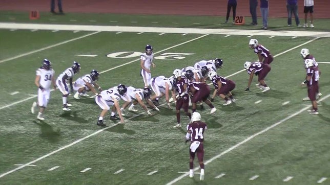 Watch this highlight video of Cole Booker of the Navarro (Geronimo, TX) football team in its game Sinton High School on Nov 29, 2019