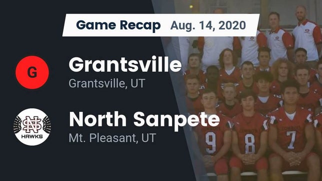 Watch this highlight video of the Grantsville (UT) football team in its game Recap: Grantsville  vs. North Sanpete  2020 on Aug 14, 2020