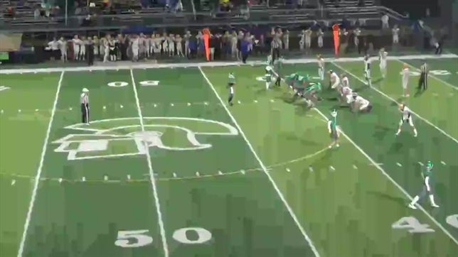 Watch this highlight video of Gavin Frazier of the New Castle (IN) football team in its game Greenfield-Central on Oct 15, 2021