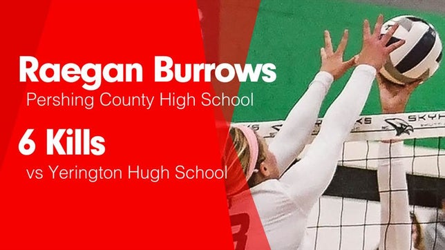 Watch this highlight video of Raegan Burrows