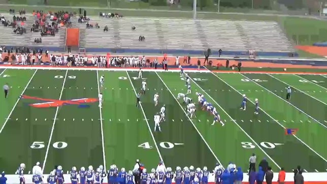 Watch this highlight video of Luther Burden iii of the East St. Louis (IL) football team in its game Edwardsville High School on Apr 23, 2021