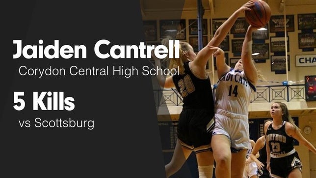 Watch this highlight video of Jaiden Cantrell