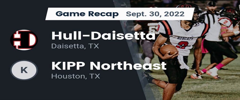 KIPP Northeast vs HullDaisetta Football 9/30/2022 MaxPreps