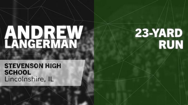Watch this highlight video of Andrew Langerman
