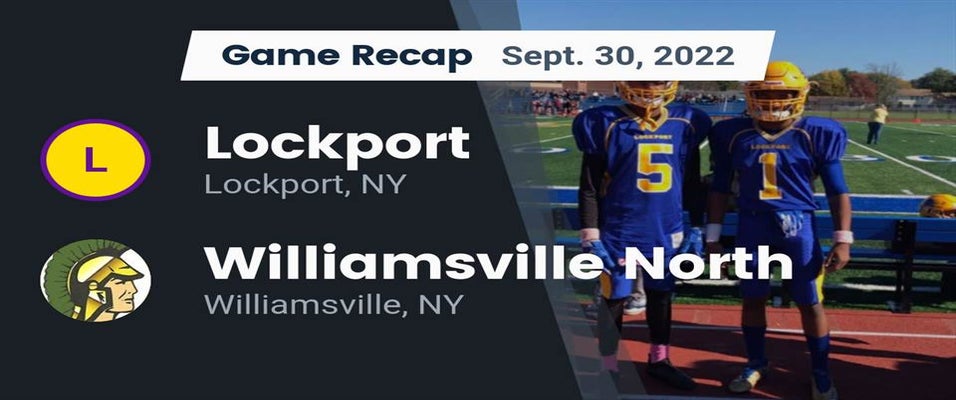Lockport vs Williamsville North Football 9/30/2022