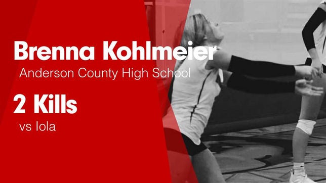 Watch this highlight video of Brenna Kohlmeier