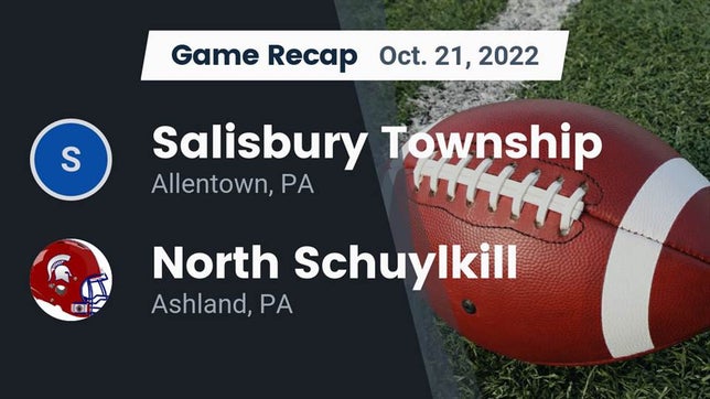 Watch this highlight video of the Salisbury Township (Allentown, PA) football team in its game Recap: Salisbury Township  vs. North Schuylkill  2022 on Oct 21, 2022