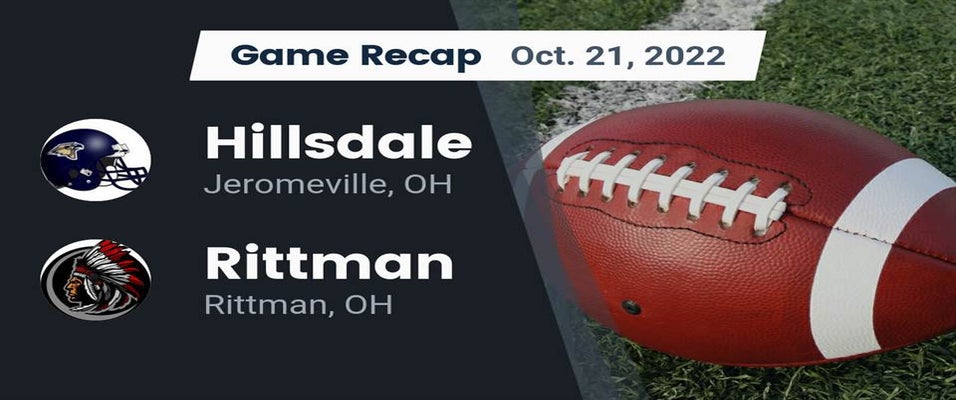 Hillsdale vs Rittman Football 10/21/2022