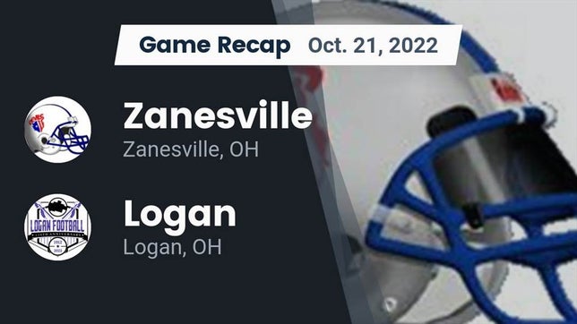 Watch this highlight video of the Zanesville (OH) football team in its game Recap: Zanesville  vs. Logan  2022 on Oct 21, 2022