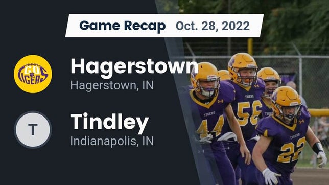 Watch this highlight video of the Hagerstown (IN) football team in its game Recap: Hagerstown  vs. Tindley  2022 on Oct 28, 2022