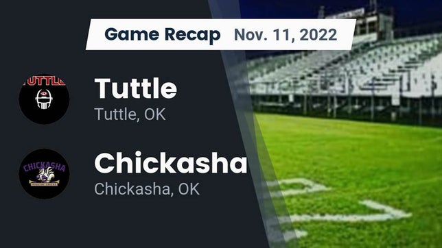 Watch this highlight video of the Tuttle (OK) football team in its game Recap: Tuttle  vs. Chickasha  2022 on Nov 11, 2022