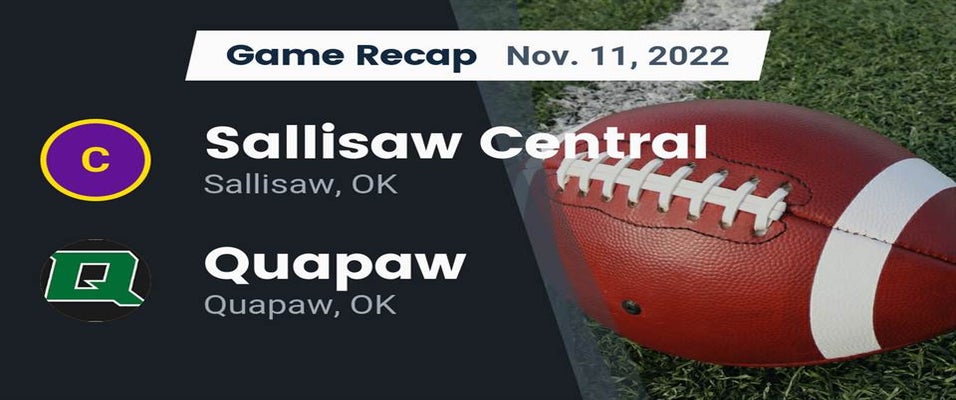 Central vs Quapaw Football 11/11/2022