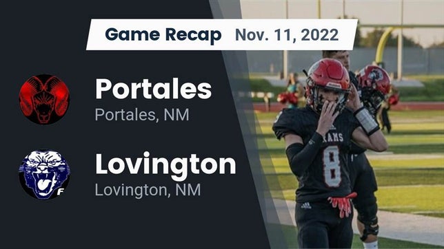 Watch this highlight video of the Portales (NM) football team in its game Recap: Portales  vs. Lovington  2022 on Nov 11, 2022