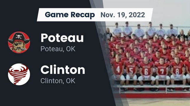 Watch this highlight video of the Poteau (OK) football team in its game Recap: Poteau  vs. Clinton  2022 on Nov 18, 2022