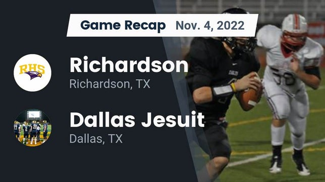 Football Game Preview: Dallas Jesuit Rangers vs. Richardson Eagles