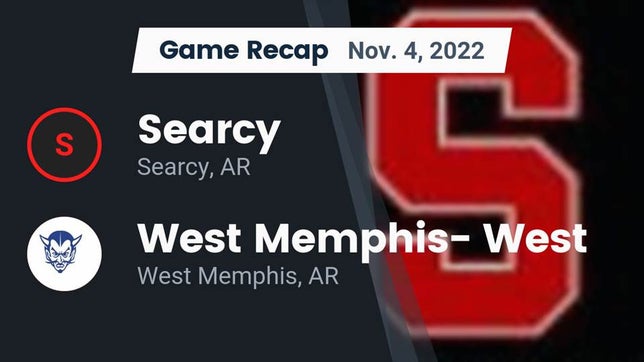 Watch this highlight video of the Searcy (AR) football team in its game Recap: Searcy  vs. West Memphis- West 2022 on Nov 4, 2022