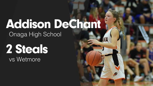 Watch this highlight video of Addison Dechant