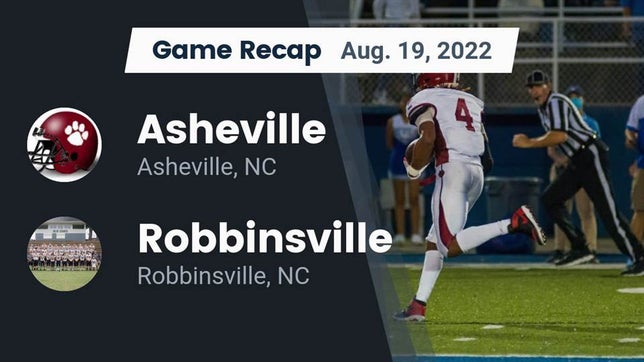 Watch this highlight video of the Asheville (NC) football team in its game Recap: Asheville  vs. Robbinsville  2022 on Aug 19, 2022