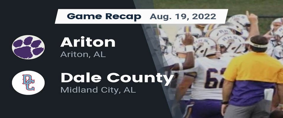 Dale County vs Ariton Football 8/19/2022