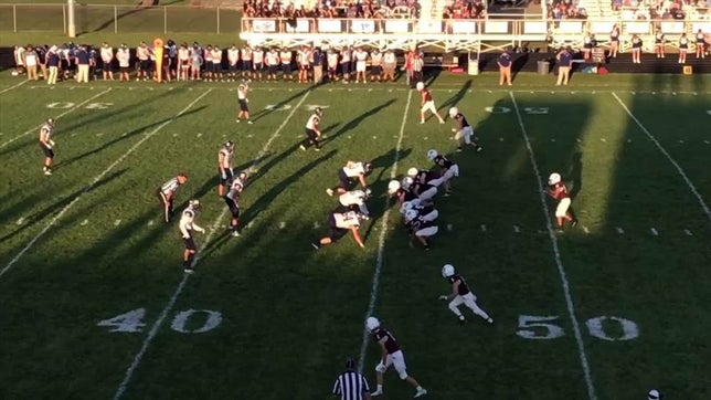 Watch this highlight video of Braden Smith of the Woodlan (Woodburn, IN) football team in its game Central Noble High School on Aug 26, 2022
