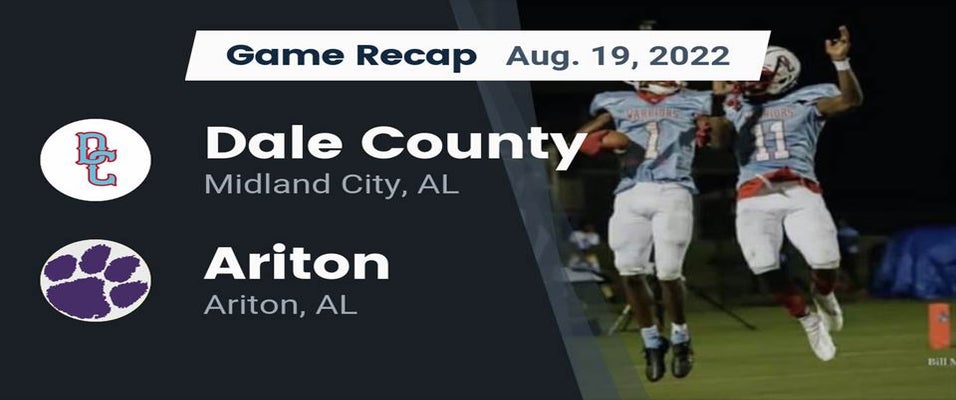 Dale County vs Ariton Football 8/19/2022 MaxPreps