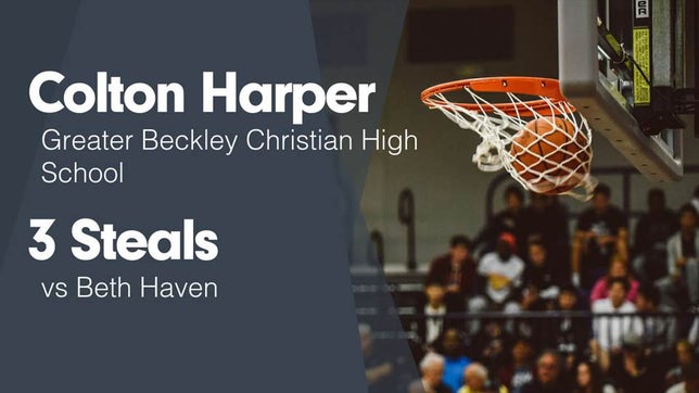 Watch this highlight video of Colton Harper