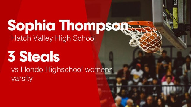 Watch this highlight video of Sophia Thompson