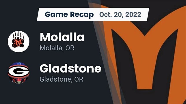 Watch this highlight video of the Molalla (OR) football team in its game Recap: Molalla  vs. Gladstone  2022 on Oct 20, 2022