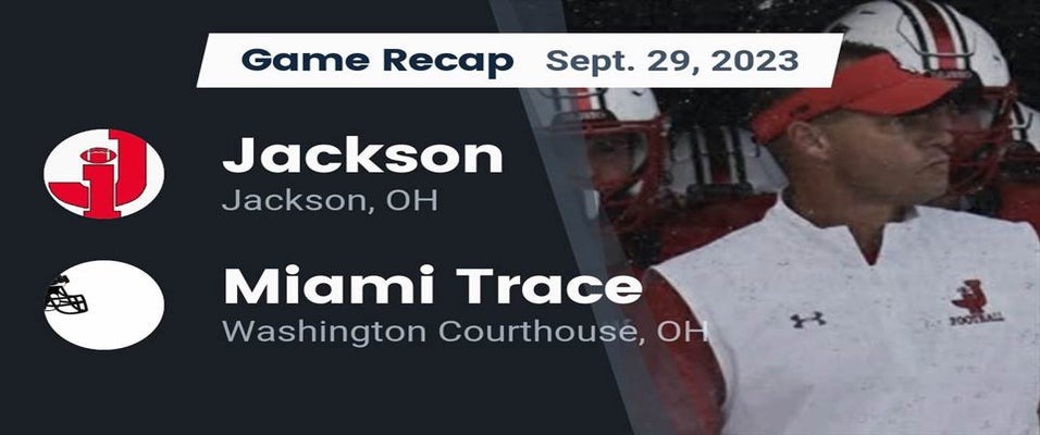 Jackson vs Miami Trace Football 9/29/2023