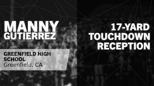 Watch this highlight video of Manny Gutierrez