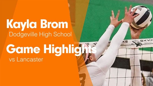 Watch this highlight video of Kayla Brom