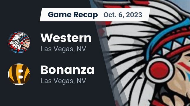 Watch this highlight video of the Western (Las Vegas, NV) football team in its game Recap: Western  vs. Bonanza  2023 on Oct 6, 2023
