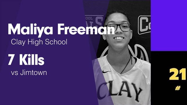 Watch this highlight video of Maliya Freeman
