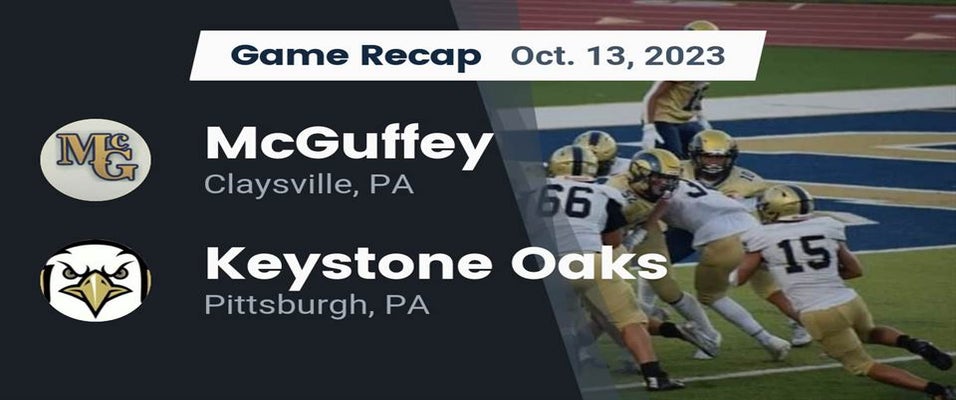 McGuffey vs Keystone Oaks Football 10/13/2023