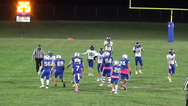 Watch this highlight video of Nolan Epperson of the Mark Twain (Center, MO) football team in its game South Callaway High School on Oct 13, 2023