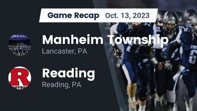 Watch this highlight video of the Manheim Township (Lancaster, PA) football team in its game Recap: Manheim Township  vs. Reading  2023 on Oct 13, 2023