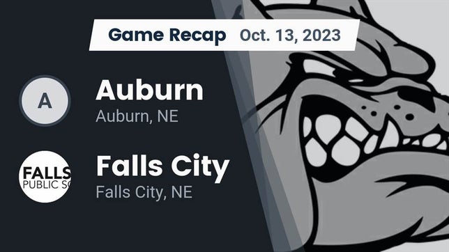 Watch this highlight video of the Auburn (NE) football team in its game Recap: Auburn  vs. Falls City  2023 on Oct 13, 2023