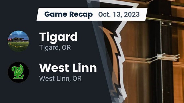 Watch this highlight video of the Tigard (OR) football team in its game Recap: Tigard  vs. West Linn  2023 on Oct 13, 2023