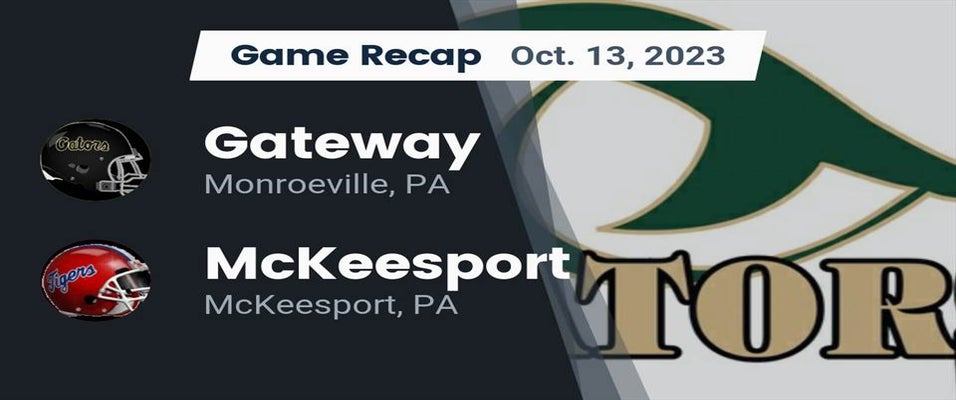 McKeesport vs Gateway Football 10/13/2023