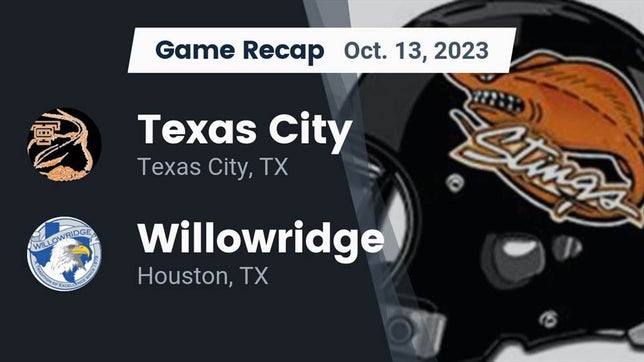Watch this highlight video of the Texas City (TX) football team in its game Recap: Texas City  vs. Willowridge  2023 on Oct 13, 2023