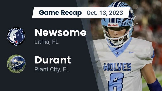 Football Game Recap Durant Cougars vs. Gaither Cowboys