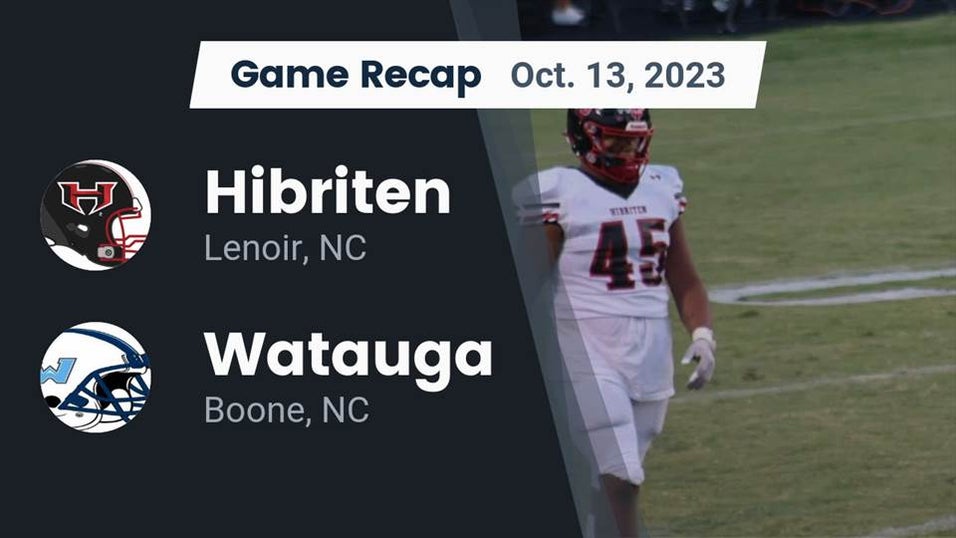 Watauga vs Hibriten Football 10/13/2023