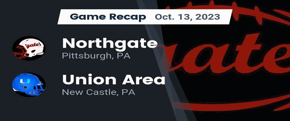 Union Area vs Northgate | Football | 10/13/2023