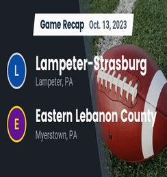 Lampeter-Strasburg vs East Pennsboro | Football | 11/10/2023