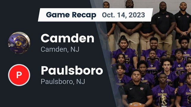 Watch this highlight video of the Camden (NJ) football team in its game Recap: Camden  vs. Paulsboro  2023 on Oct 14, 2023